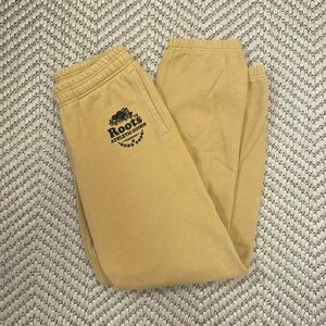 Roots - Classic Straight Sweat Pants - Brown / Golden - XS